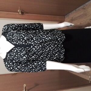 Ann Taylor blouse,  size SP, in excellent condition, blue/mint green.